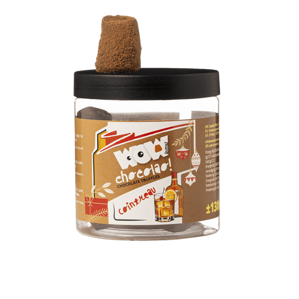 Cointreau Christmas Truffles Gift Jar 130g | Orange Liqueur Chocolate