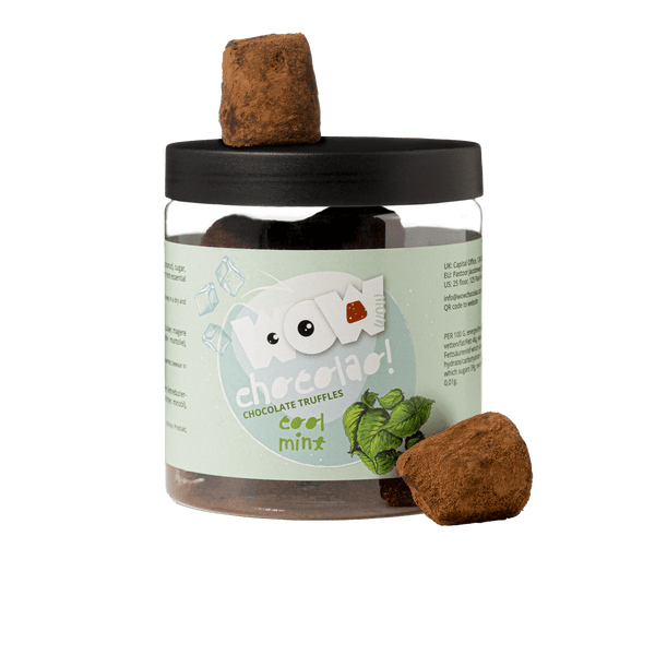 Minttusuklaaruffelit lahjapurkissa 130g | Raikas minttusuklaa
