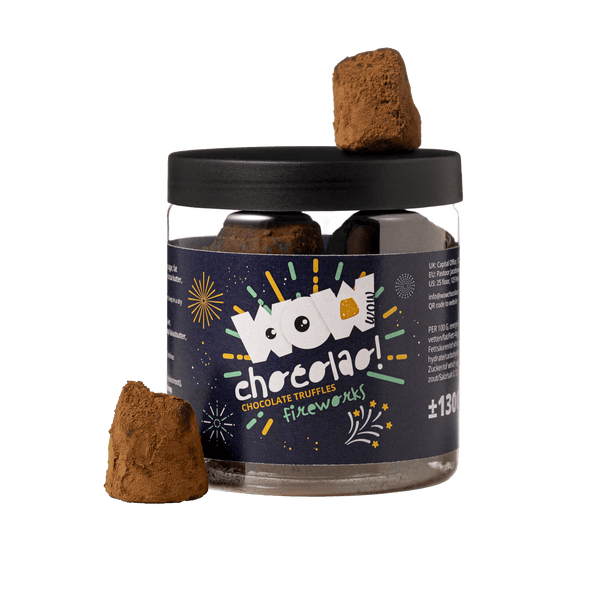Popping Candy - Tartufi di cioccolato di Capodanno - Barattolo regalo 130 g