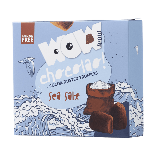 Meersalz Schokoladentrüffel XL Box 250g | Luxus Französische Schokolade