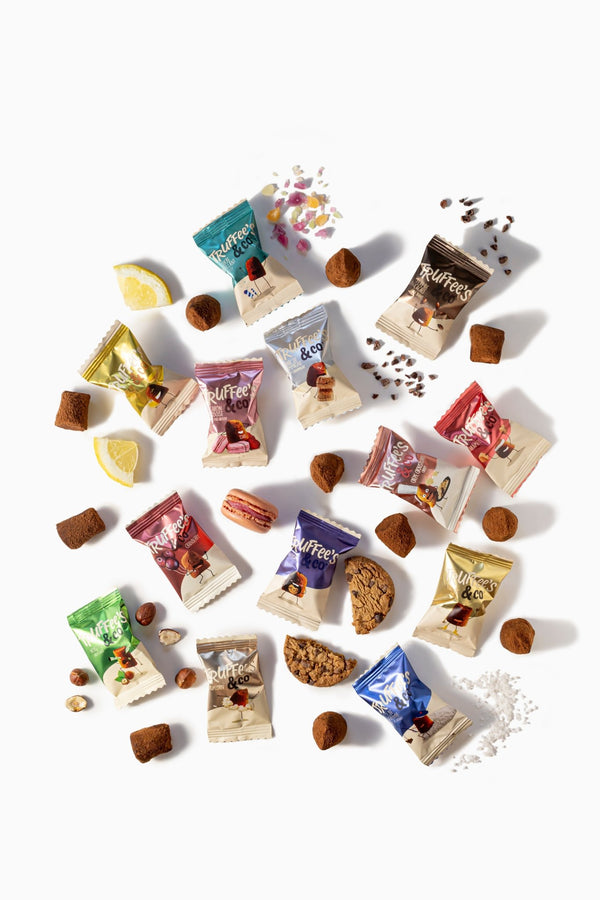 Truffee's & Co chokoladetrøfler - Individuelt indpakkede - 1 KG