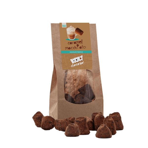 Trufas de Chocolate Caramel Macchiato - Saco biodegradável 130g