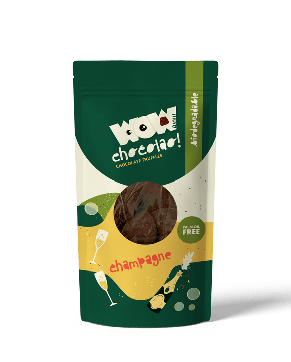 Champagne - 200g Biodegradable bag - WOW Chocolao!