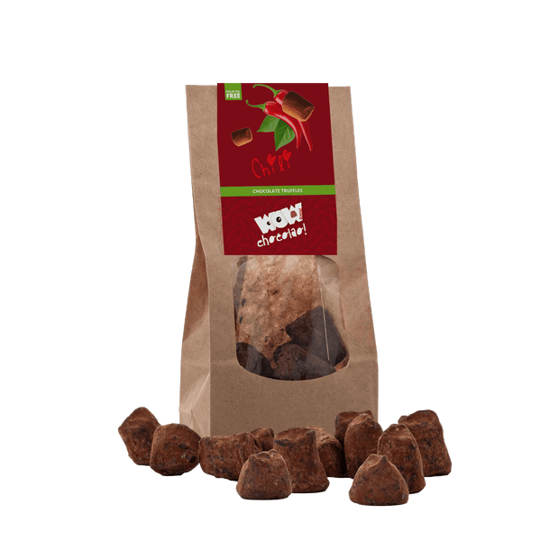 Trufas de Chocolate com Pimenta – Saco Biodegradável 130 g