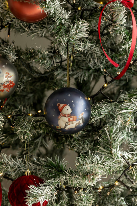 Christmas Chocolate Bauble with Truffle Pops 100g | Bear - WOW Chocolao!