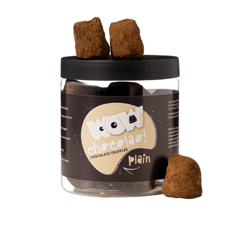 Classic Chocolate Truffles Gift Jar 130g | Luxury French Chocolate - WOW Chocolao!
