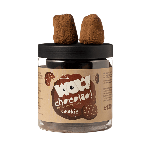 Cookie Crumble Chocolate Truffles Gift Jar 130g | Crunchy Cookie Chocolate
