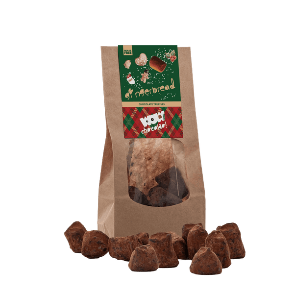 Lebkuchen-Schokoladen-Trüffel – Weihnachtsedition – Biologisch abbaubarer Beutel 130g