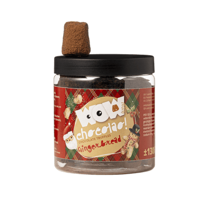 Gingerbread Christmas Truffles Gift Jar 130g | Cozy Holiday Chocolate