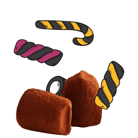 Liquorice chocolate truffle - Bulk - WOW Chocolao!