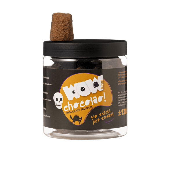 No Tricks Just Treats Truffles Gift Jar 130g | Halloween Chocolate