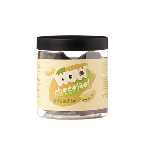 Pistachio Chocolate Truffles - 130g Gifting Jar - WOW Chocolao!