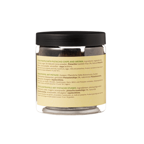 Pistachio Chocolate Truffles - 130g Gifting Jar - WOW Chocolao!
