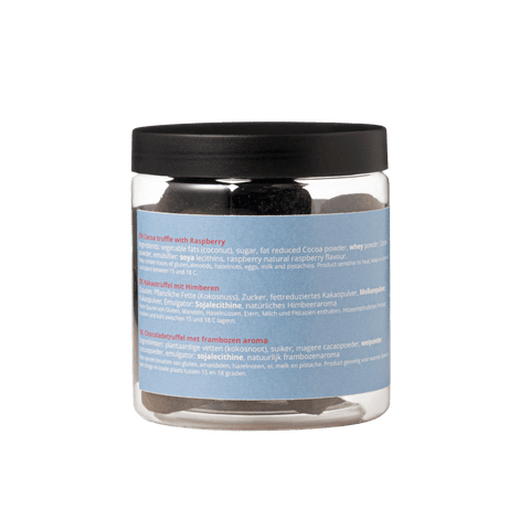 Raspberry Summer Truffles Gift Jar 130g | Fruity Summer Chocolate - WOW Chocolao!