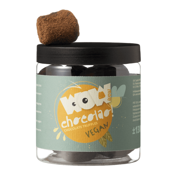 Veganske Sommer Trøfler Gaveglas 130g | Mælke-fri Sommer Chokolade