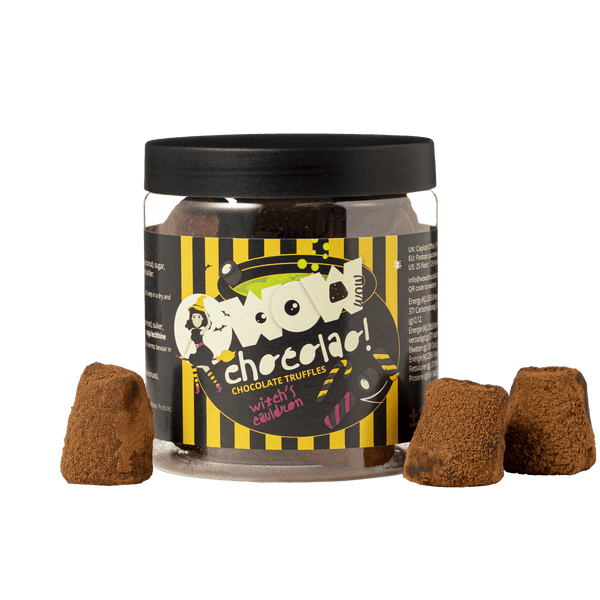 Heks Gryde Chokolade Trøfler Gaveglas 130g | Halloween Chokolade